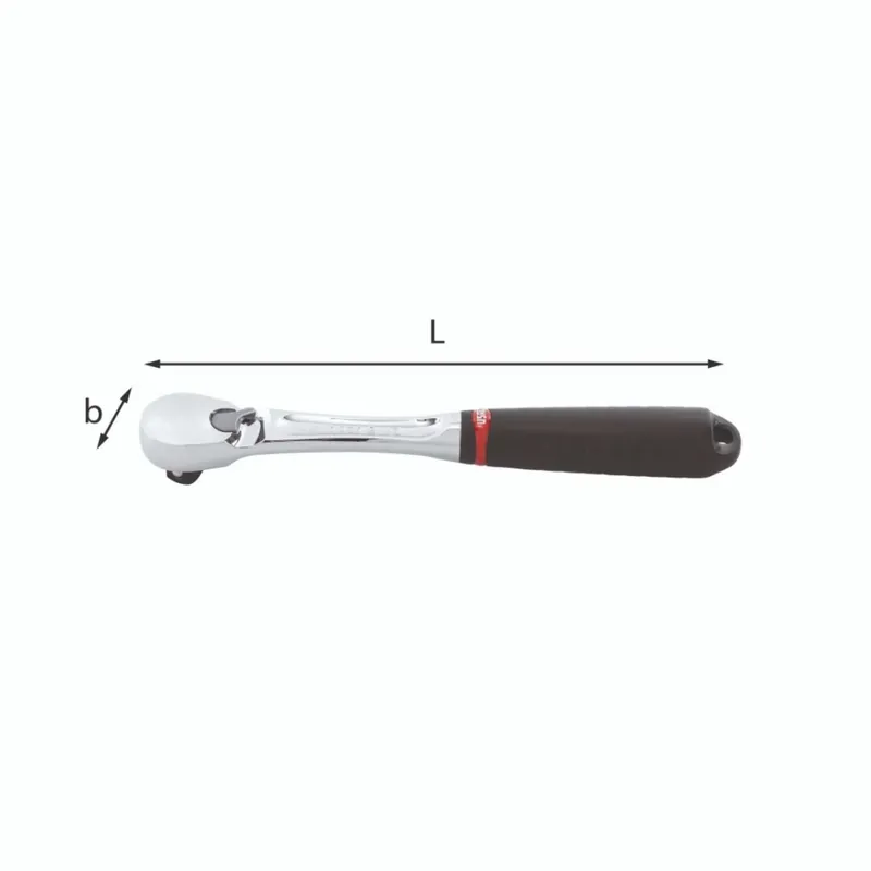 Solange Der Vorrat Reicht Reversible ratchet with sealed mechanism 260mm - Usag 237 B 1/2 U02370116