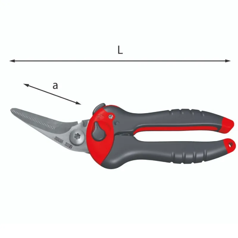 Echt Multipurpose scissor with angled blades 200mm - Usag 211 B U02110002