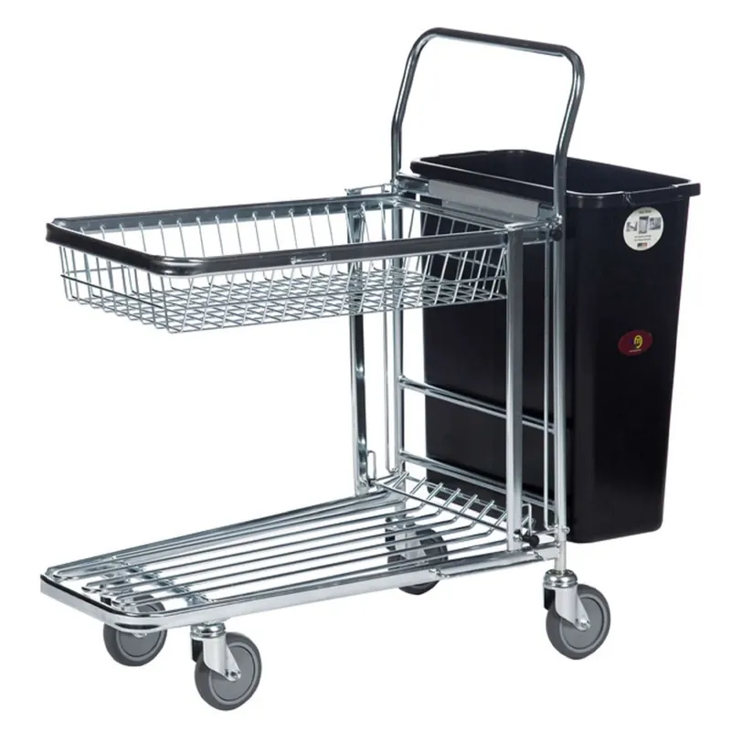 Super-Preis Waste paper bin with bracker LxWxH (mm) 270x560x680 - Kongamek