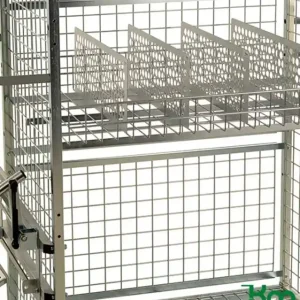 2x backside net to KM300-M12 L x W x H (mm) 1290 x 10 x 450 - Kongamek Markenware
