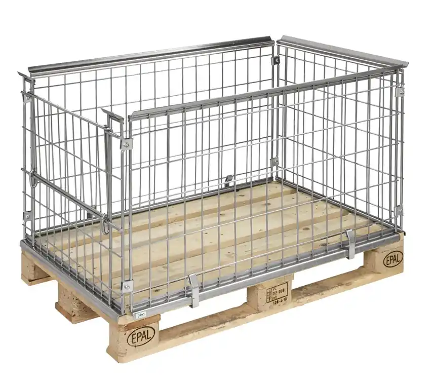 Electro galvanised pallet frame 1220 x 820 x 640 Kongamek Finale Aktion