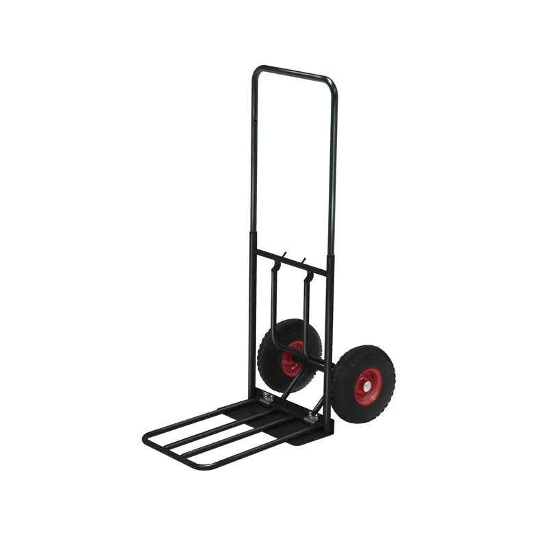 Black luggage trolley 800 x 430 x 1150 load 150Kg Kongamek Neu