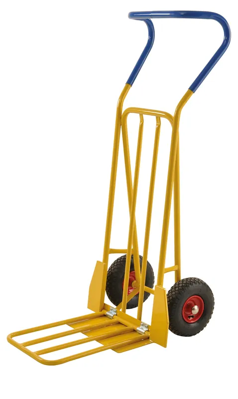 Yellow folding luggage cart - 780 x 560 x 1320 - KM103-S Kongamek Top-Seller