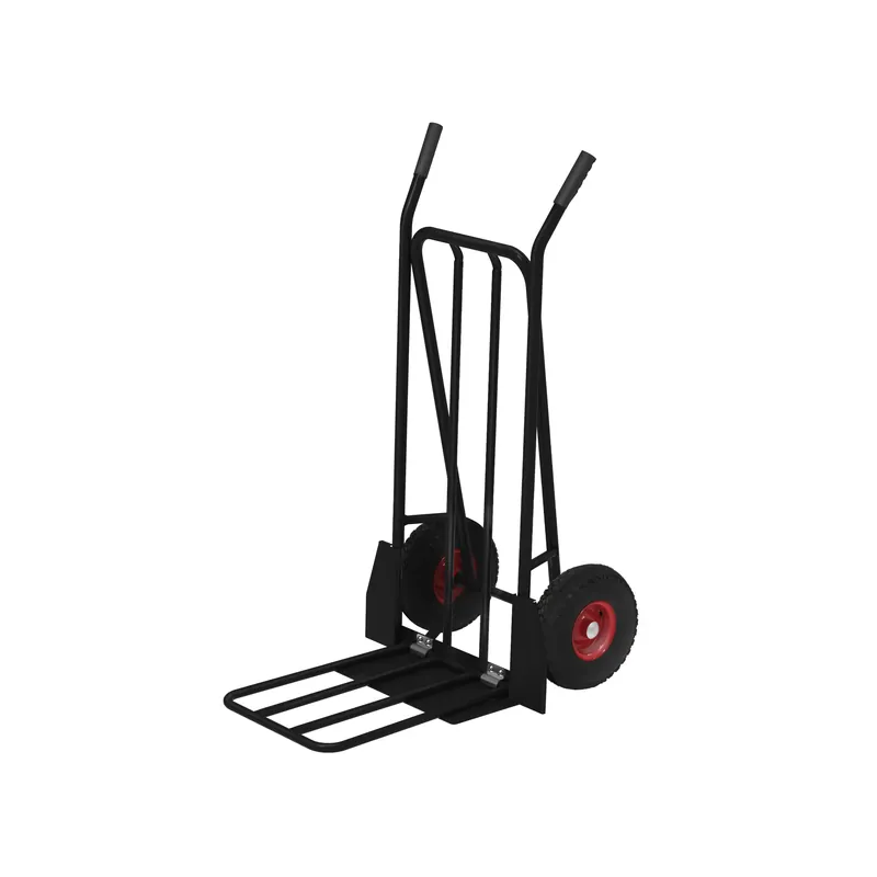 Zertifiziert Black folding luggage cart - 780 x 555 x 1110 - KM104PF-S Kongamek