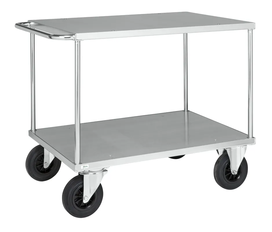 Service table trolley with brake 1300 x 800 x 870 - KM637-2 Kongamek Top-Seller