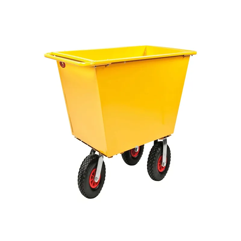 Waste trolley 400 L with 3 wheels, LxWxH (mm) 1390 x 740 x 920 - Kongamek Angebot