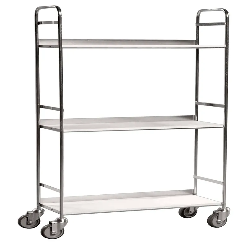 Moving shelf, Moveable shelf trolley with 2 shelves LxWxH (mm) 790 x 290 x 1500 Sonderangebot