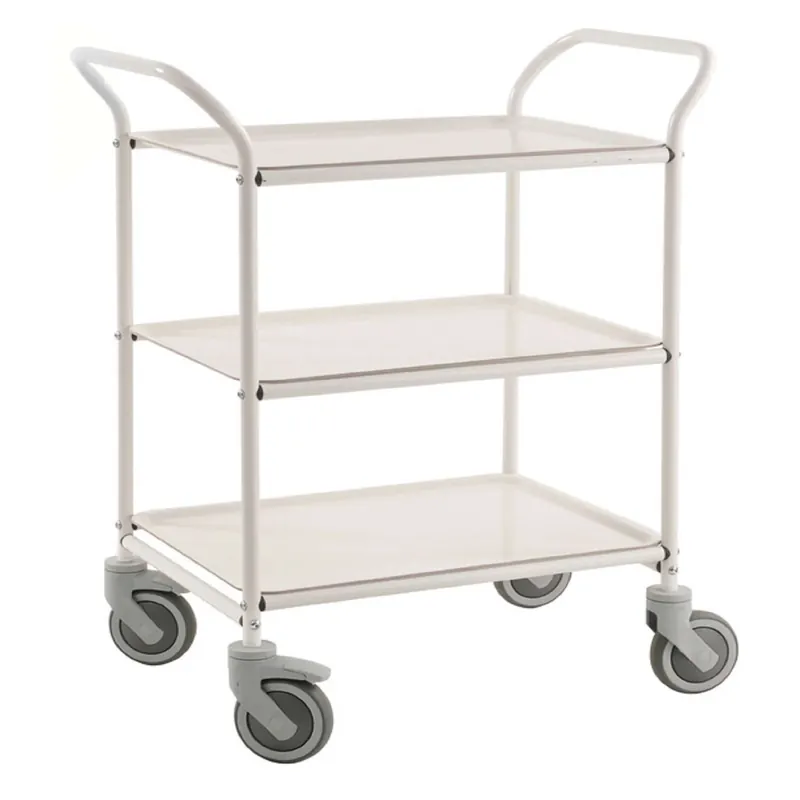 Anthracite grey Service trolley with 3 shelves and brake LxWxH (mm) 770x495x960 Bestpreis