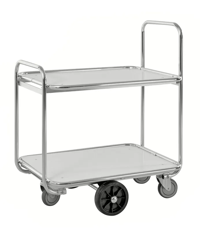 Picking trolley 2 levels, L x W x H (mm) 900 x 630 x 1100 - Kongamek KM8500-2M Knallerangebot