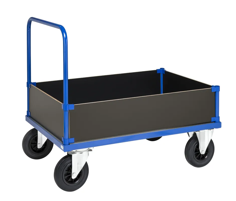 Solange Der Vorrat Reicht Container trolley with brake 1000 x 700 x 900 loads 500Kg Kongamek