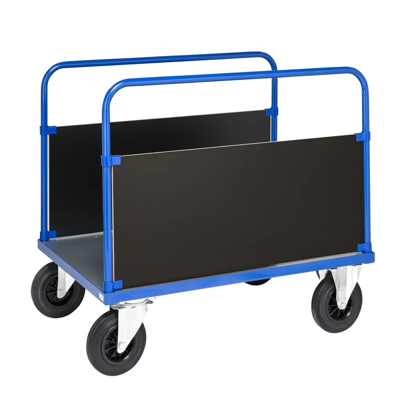 Platform trolley with tailboard - KM436-2B Kongamek Geprüft