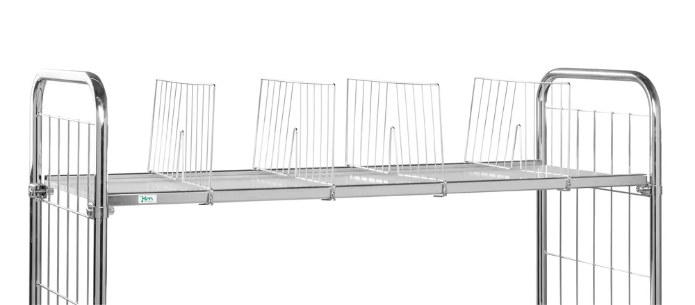Geprüft Partition shelf 8000 series 435x51x200mm electro galvanized - Kongamek