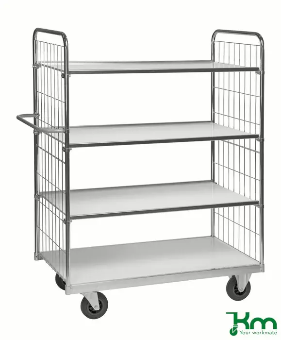 Direktkauf Robust flexible shelf trolley L x W x H 1790 x 650 x 1695mm - Kongamek