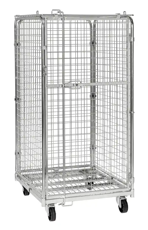 Safety container with brake Electro galvanised 720 x 830 x 1840 capacity 400Kg Top-Angebot