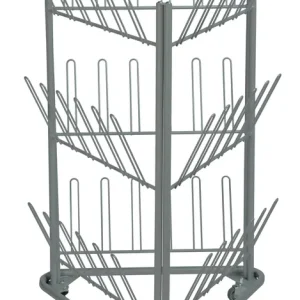 Zertifiziert Shoe & Boots trolley Grey 780 x 714 x 1192, capacity 25Kg Kongamek