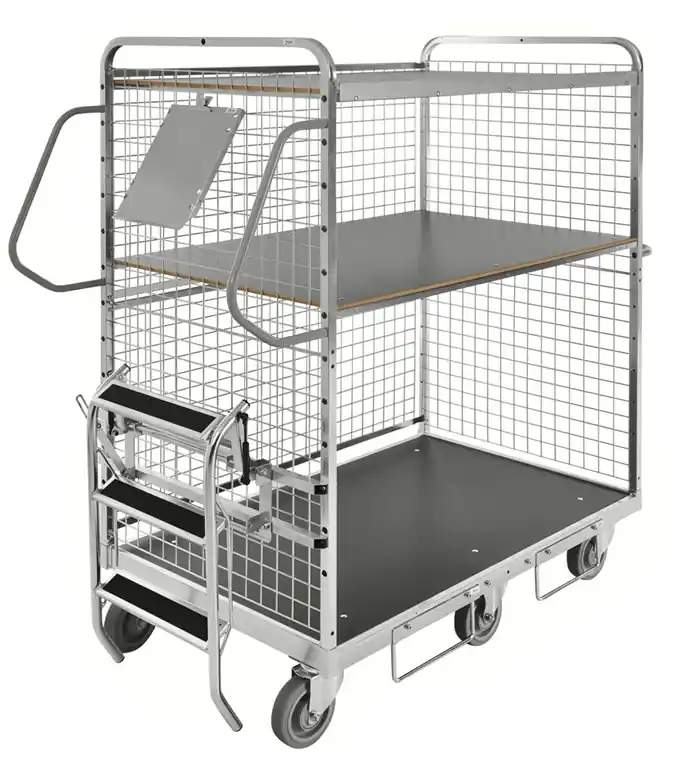 Sale Large flexible everything trolley with brake 1295 x 810 x 1700 Kongamek