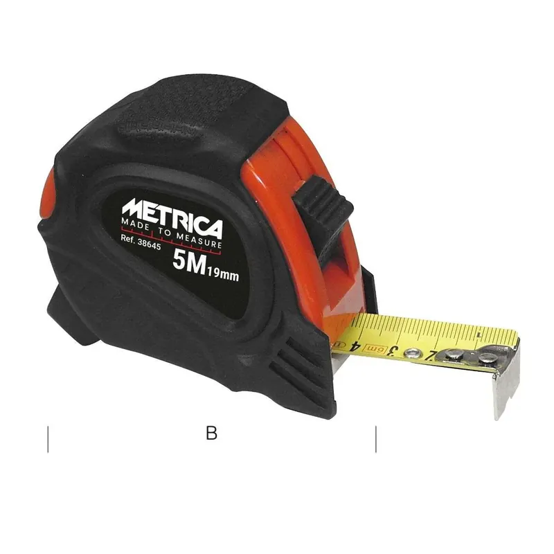 Günstig Rubberized touch flexometer 10M x 25mm with clip - 38800 Metrica