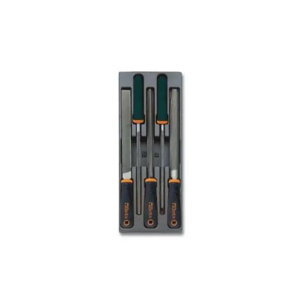 Thermoformed ABS file assortment 5 pcs. for cut files - T236 Beta Neu Im Sortiment
