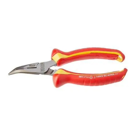 Half-round extra-long nose pliers with jaws 1000 V - Usag 081 EXP Neu