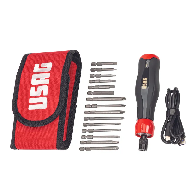 Markenware Bag with power assist screwdrivers and bits (16 PCS) - Usag 324 XP/B16