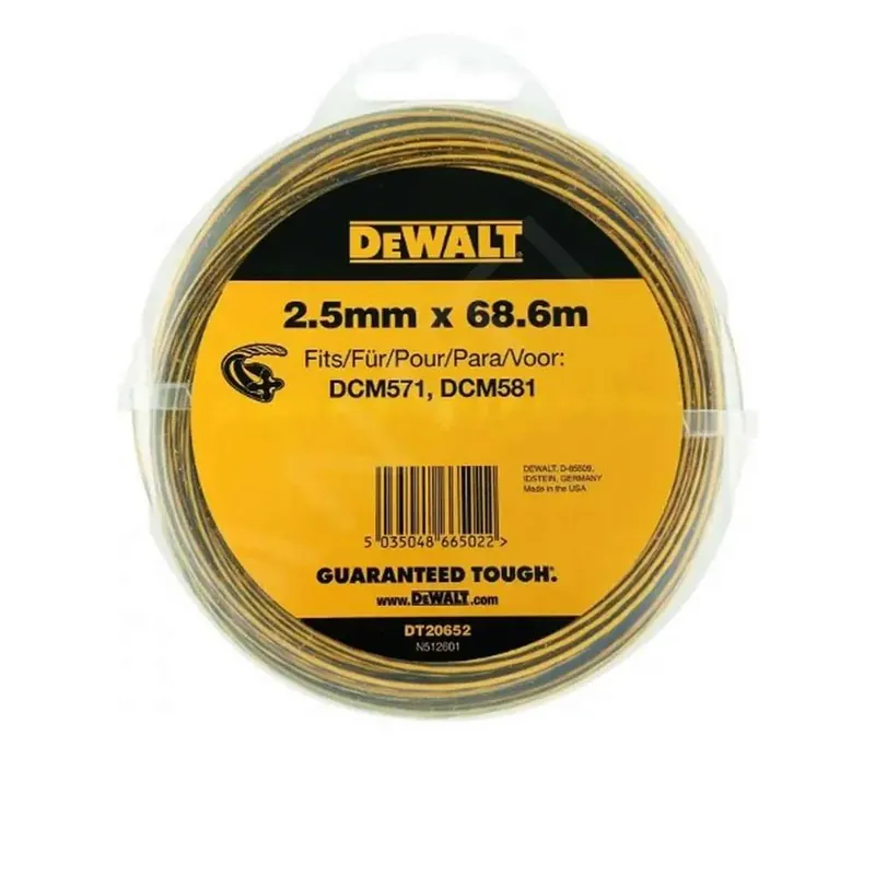 Spare wire for edge trimmer 68.6mx2.5mm - Dewalt DT20652- QZ Begrenztes Angebot