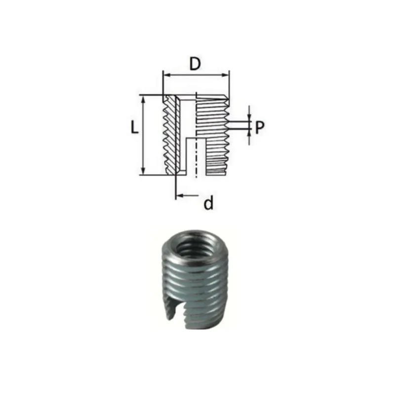 Angebot Hardened steel self-tapping bush M12x1.75 - Fixi