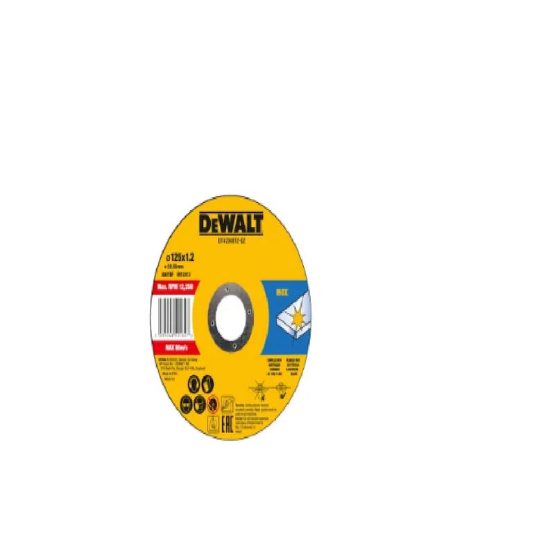 Set of 10 standard 125mm abrasive discs - Dewalt DT42340TZ-QZ Must-Have