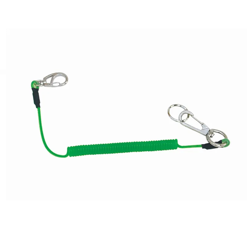 Plastic-coated steel cord with two snap hooks - Fermec 36721 Rabatt