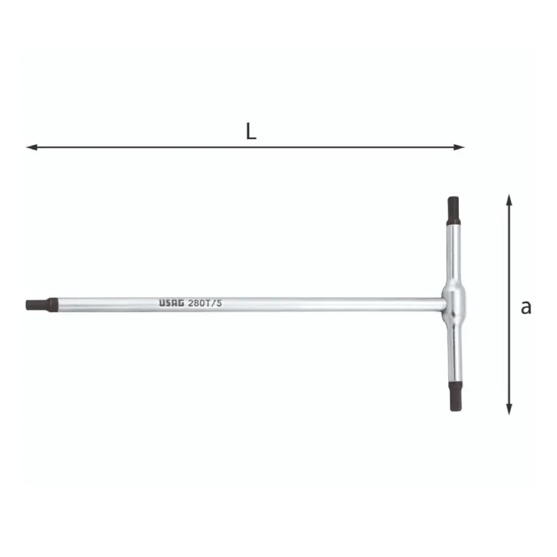Saisonangebot T wrenches with 7mm hex male - Usag U02800138