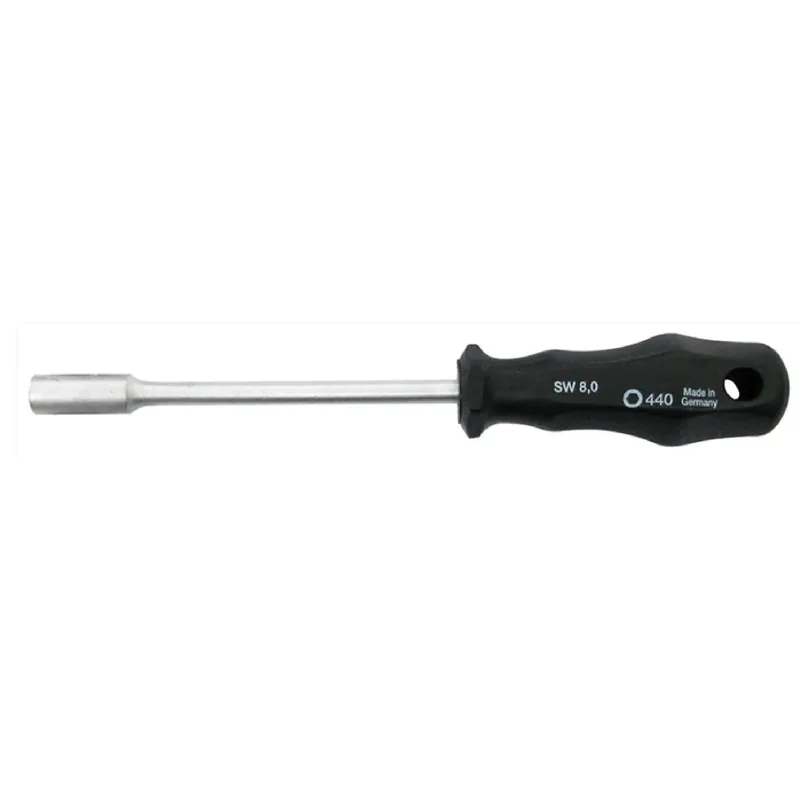 Hexagonal socket wrench with hexagonal handle 8mm L.220 - Fermec 440-8 Direkt Vom Hersteller