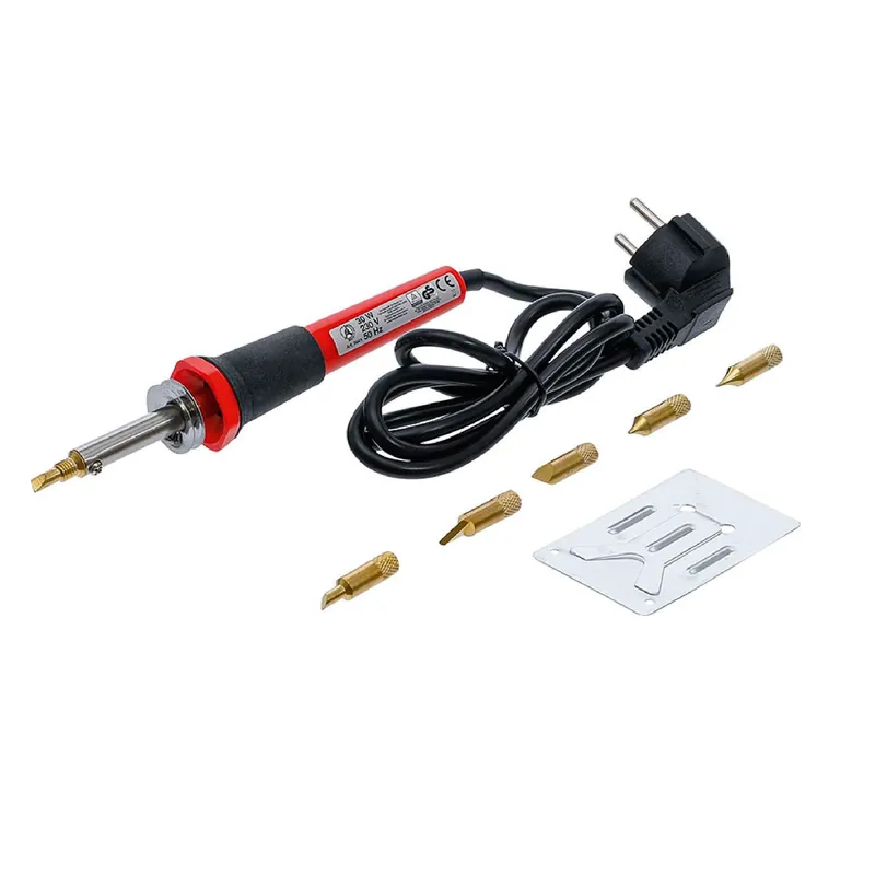 Electric soldering iron pyrograph set - Fermec BGS9941 Preisknaller