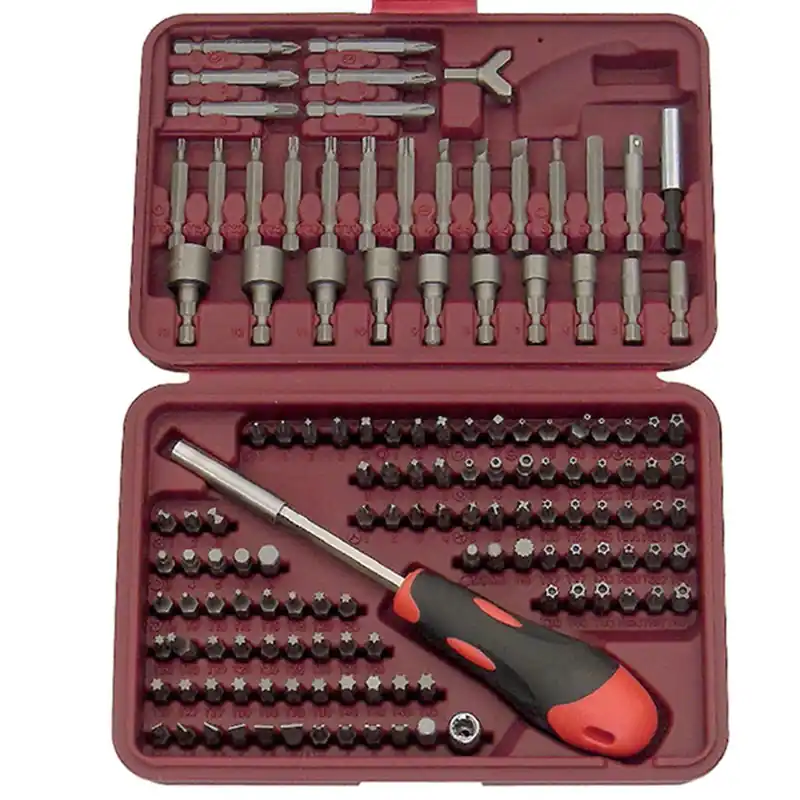 Set 138 pieces socket wrench inserts and bit holder handle - Fermec BIT-138 Sonderaktion