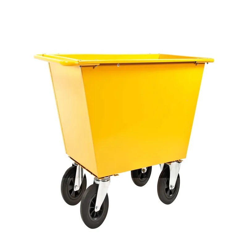 Waste trolley 200 L, max load 400kg, L x W x H (mm) 1220 x 580 x 760 Super-Preis