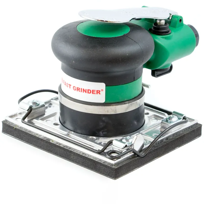 Square Orbital Sander LSR D.100x110 With Velcro Backing Pad Rosver Preisreduziert