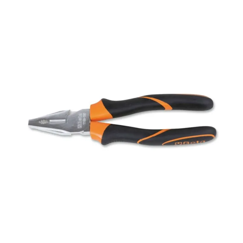 Combination pliers bright chrome-plated, bi-material han - Beta 1150BM Schneller Versand