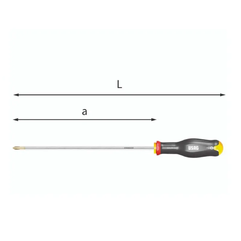 Screwdrivers for Phillips cross recessed screws - Usag 324 LPH Preiswert