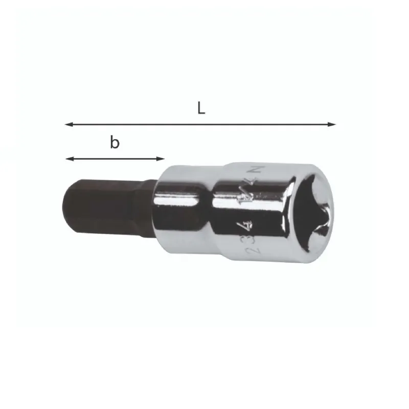 Kracherpreis Socket wrench for hex socket screws - Usag 234 1/2 N