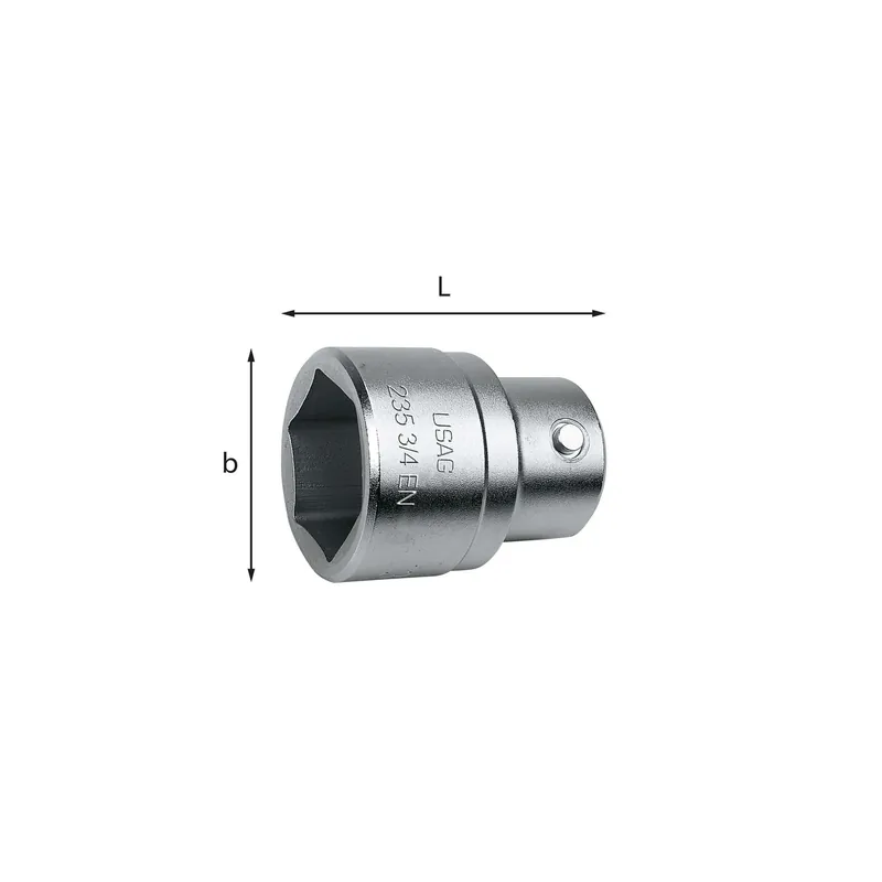 Expressversand Hexagonal socket (33-34) - Usag 235 3/4 EN