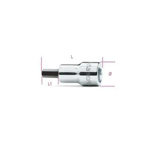 Super-Preis Hexagonal male socket wrenches with 3/8" female square drive chrome-plated Beta