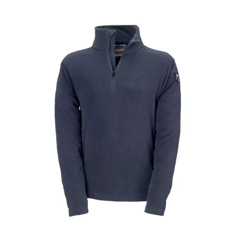 Grey microfleece with half-zip closure - Kapriol Neu