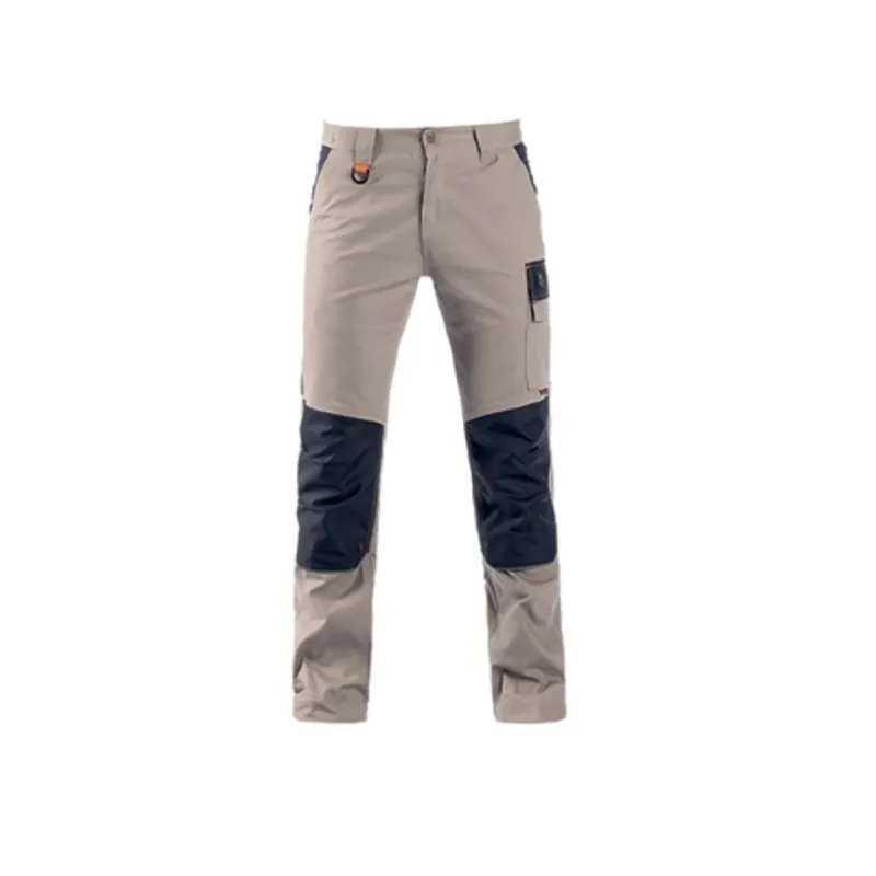 Heißes Angebot Tenere Pro long stretch beige/blue work pants - Kapriol