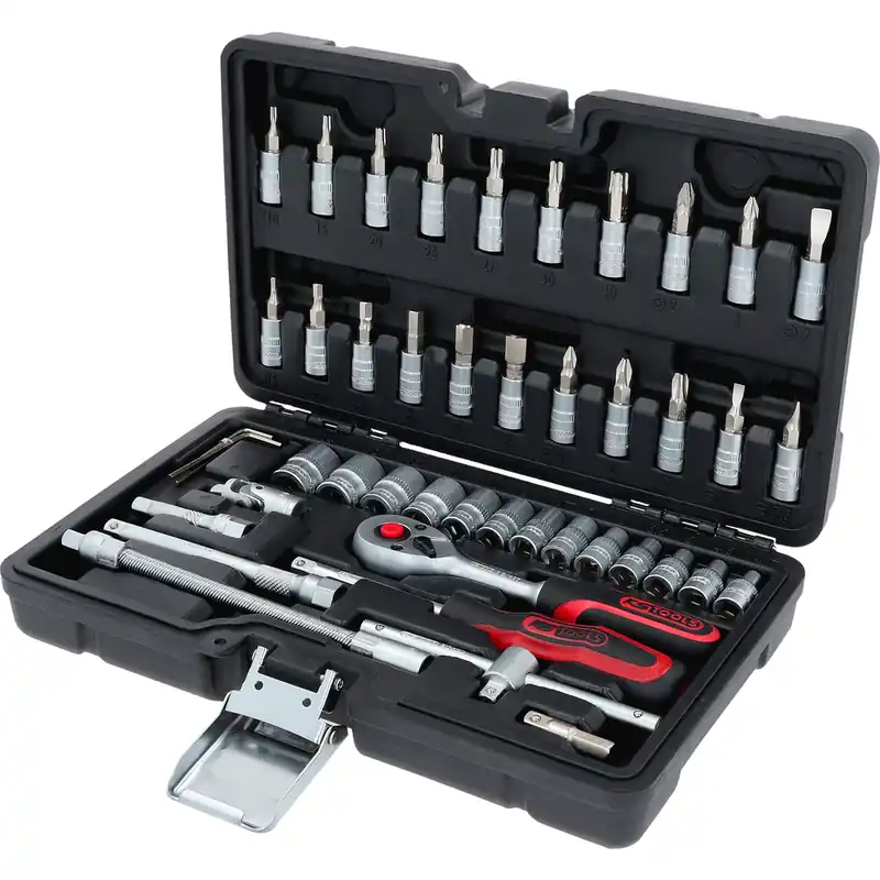 Top-Angebot 1/4" Steckschlüssel-Satz, 46-tlg