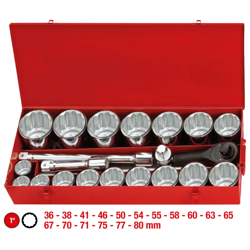 1" Steckschlüssel-Satz, 21-tlg Angebot