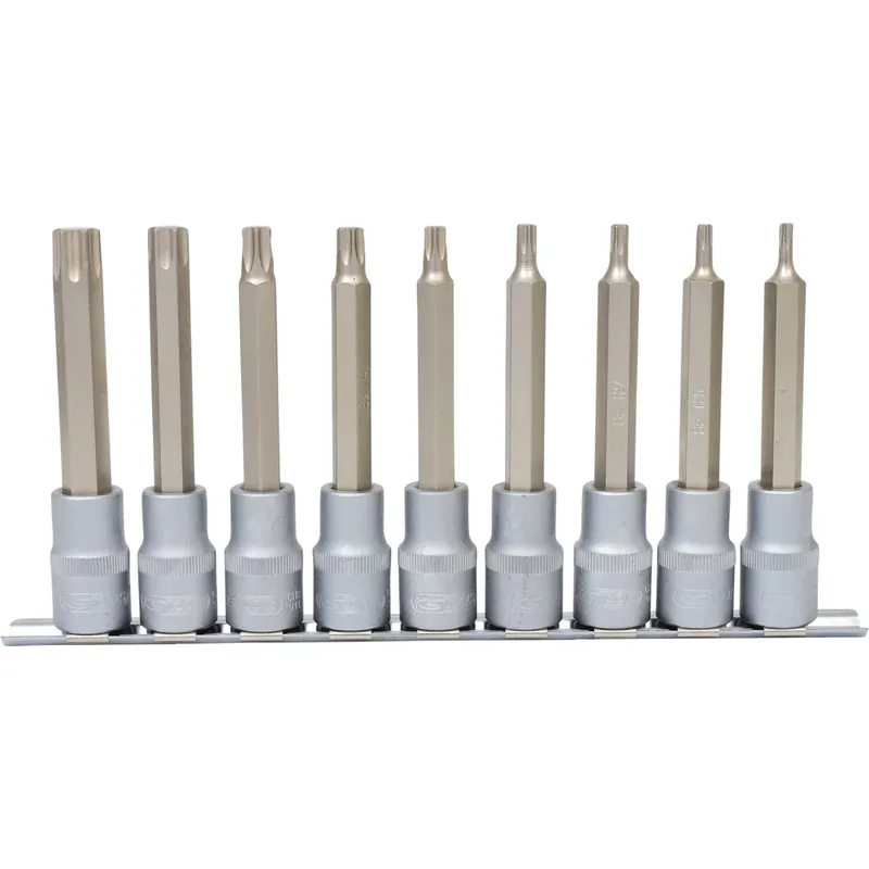 1/2" Bit-Stecknuss-Satz Torx, lang, 9-tlg, T20-T60 Garantierte Lieferung