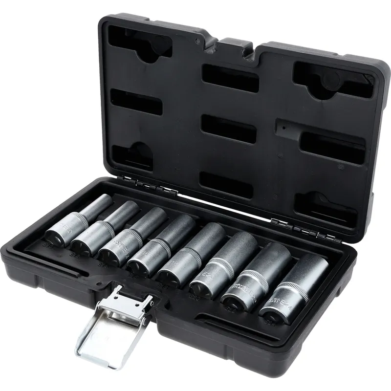 1/2" Torx-E-Stecknuss-Satz, lang, 8-tlg, E10-E24 Neu