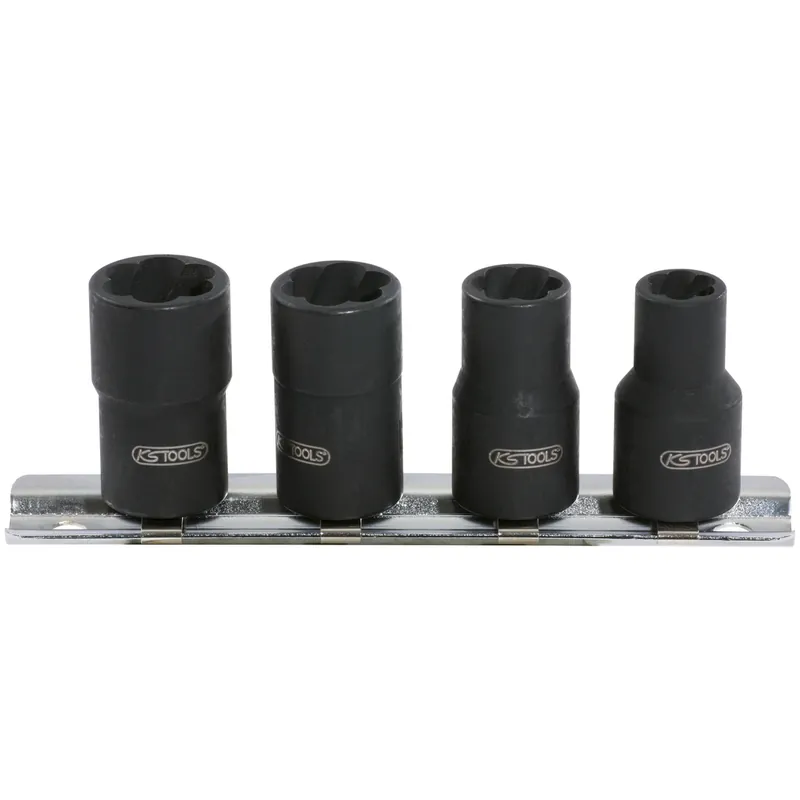 3/8" Spiral-Profil-Stecknuss-Satz, 4-tlg, 8-13mm Solange Der Vorrat Reicht