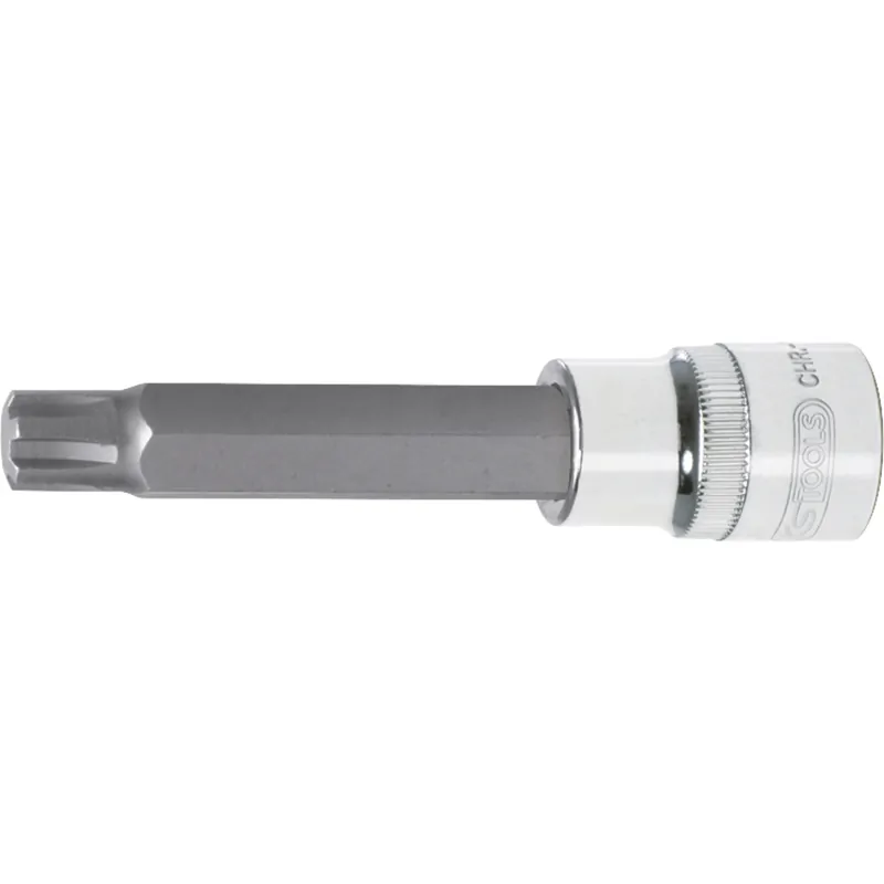 Expressversand CHROMEplus® Bit-Stecknuss für RIBE®-Schrauben, lang