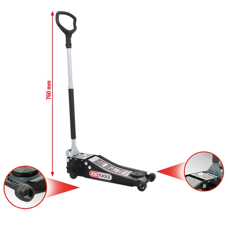 ULTIMATEline Hydraulischer Stahl-Wagenheber 2 t Nur Heute