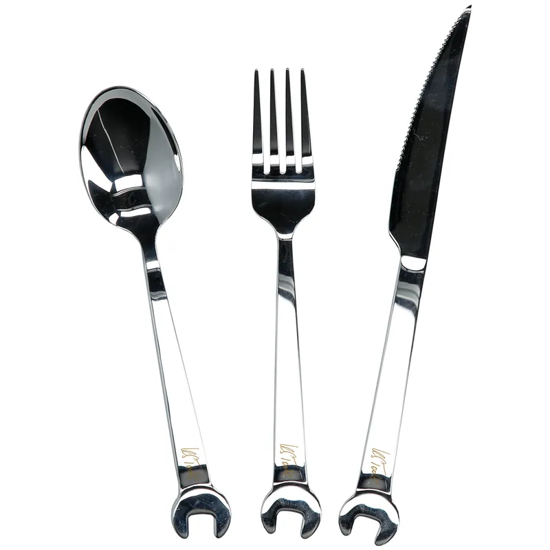 Schneller Versand Besteck-Set, 6 x 3-tlg