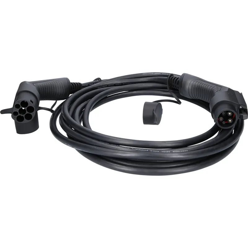 Schneller Versand efuturo Ladekabel gerade, Typ 2 auf Typ 1 Stecker, 1 Phase, bis zu 7,4 kW, 32 A, 230 V, Mode 3, 8 Me